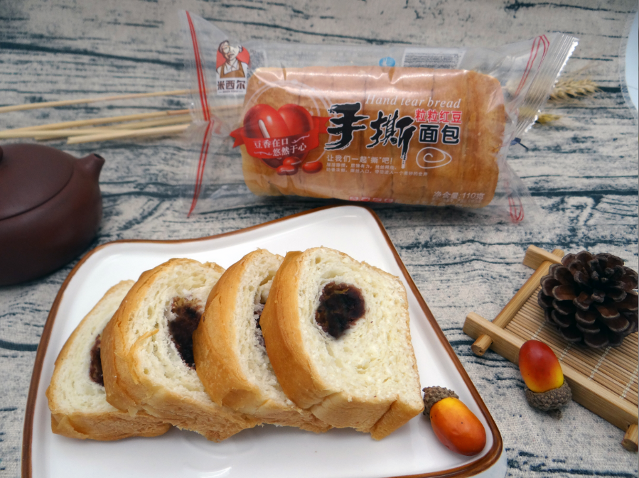 110g手撕麵包（紅豆味）